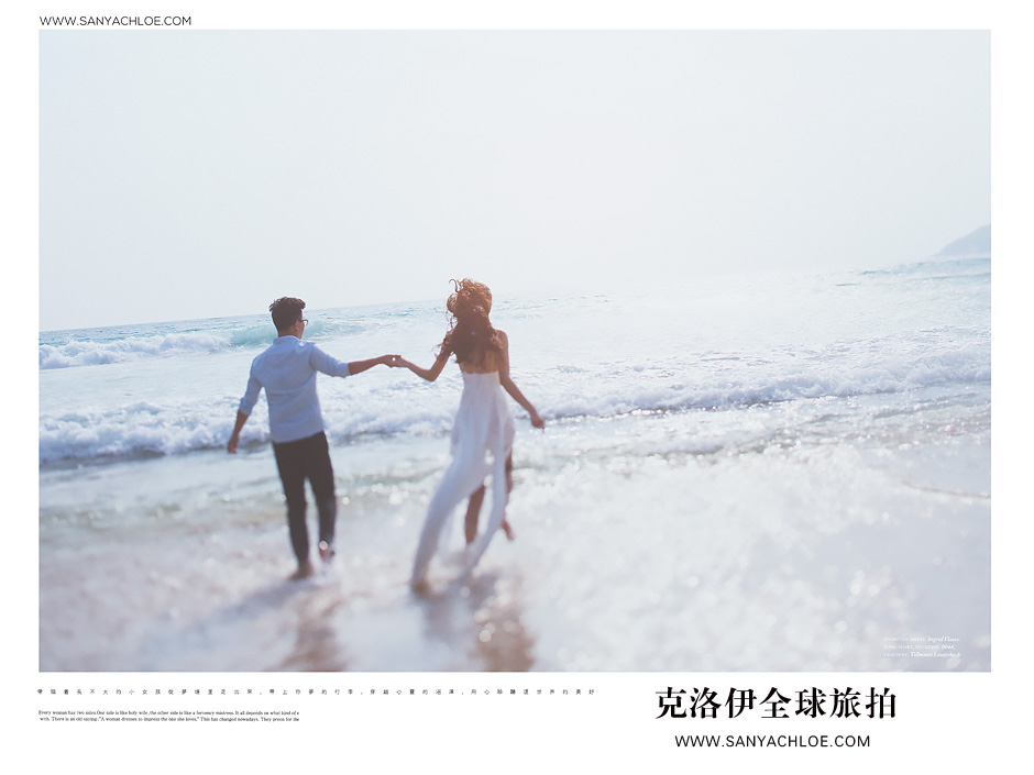 普吉岛海景婚纱照，不一样的海景感觉